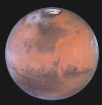 火星合月