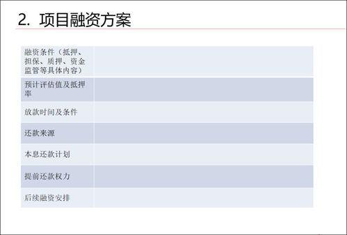 住宅项目经营计划书汇报模板