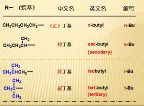 高等化学 尤其是有机部分 取代基简写有哪些 如 Me 甲基 