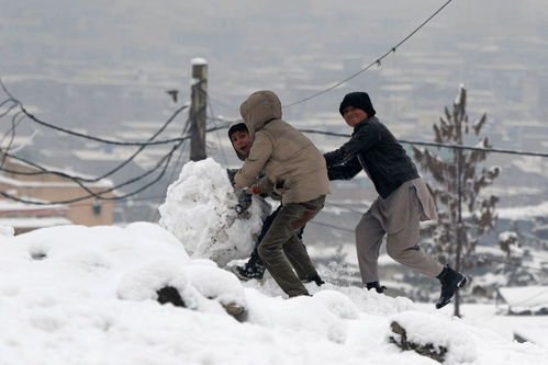 喀布尔降雪