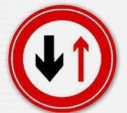红色圆形交通标志