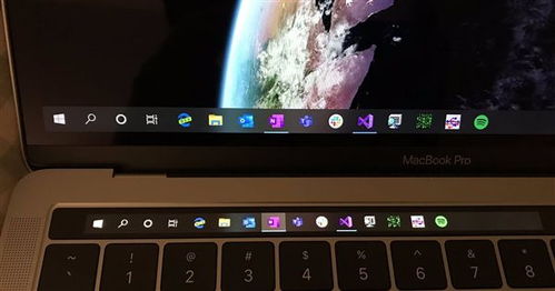 mac安装win10后touchbar