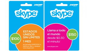 Skype在墨西哥推出新电话卡购买方式 预付费卡 