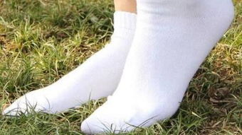 白色袜子 – 