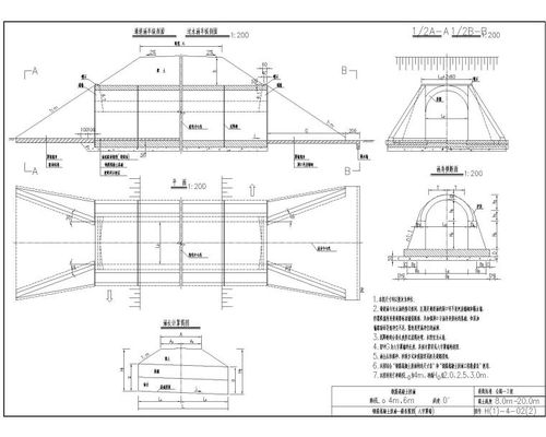 钢筋混凝土拱涵标准图全套图