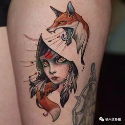 Tattoo 纹身素材 狐狸