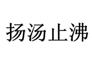 《扬汤止沸》的典故,扬汤止沸——成语的智慧与哲理