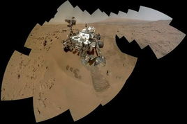 好奇号 在火星跟自己摄像头 玩起 躲猫猫