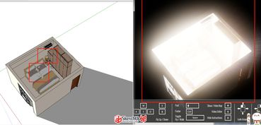 原模型的灯亮度太亮了,有办法调整模型素材的亮度吗 Enscape.即时渲染 SketchUp吧 SketchUp中文门户网站 