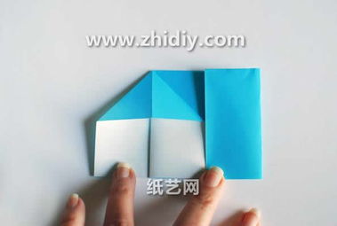儿童节手工折纸小房子的折纸图解教程 