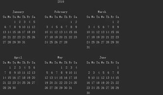 利用Python自动化生成逼格高的日历 简单又实用