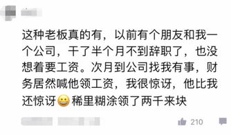 同事干了半个月就辞职了,次月到前公司找我玩,财务的话让他愣了 