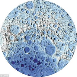 美国地质调查局公布月球表面的撞击坑高清图像 
