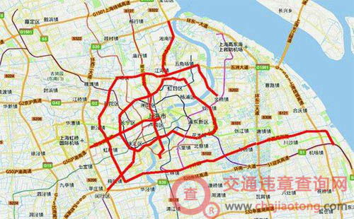 2018上海高架外地车限行时间
