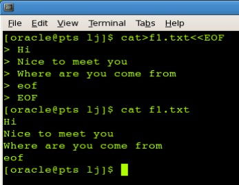 linux创建文件命令cat,linux命令cat