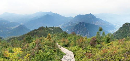 南雁荡山这条山岭一路美景,走过的人不多 