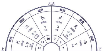 基础占星 黄道12宫的属性 组图