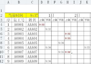 谁能教教我怎么在 Excel 里做一份员工签到表,谢谢 