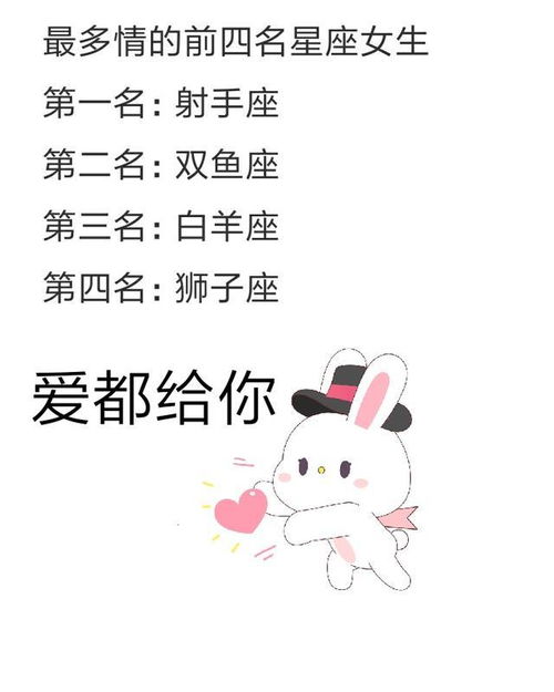 据说这些星座女最多情,你上榜了吗