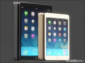 带有指纹识别的金色iPad假想设计图