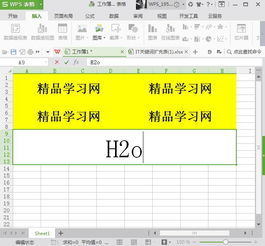 excel下标数字怎么打,EXCEL中如何输入下标1