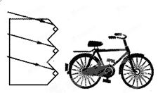 自行车是一种便捷的交通工具,它包含了许多物理知识.例如,自行车尾灯 