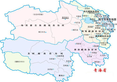 西宁旅游地图,青海西宁旅游地图