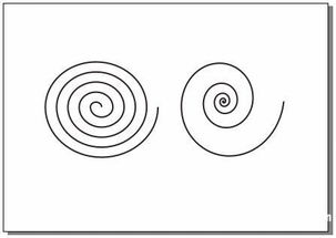 圆规画螺旋线步骤图片