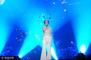 Hebe Tien performs at If Plus World Tour in Beijing