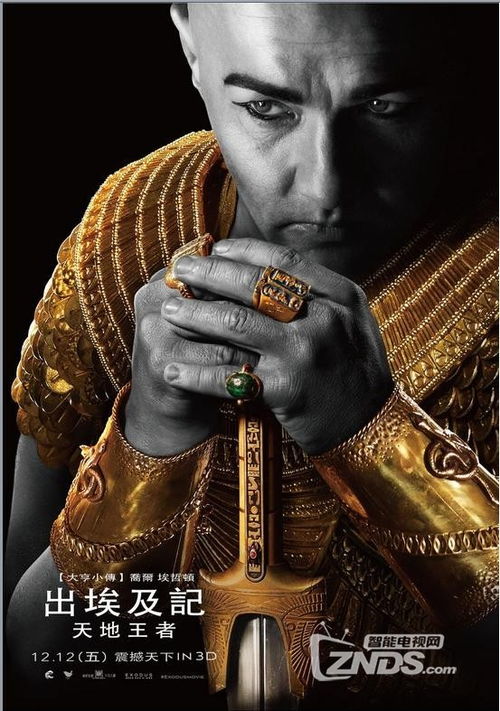 出埃及记电影在线2014,光鲜亮丽的演员阵容的海报