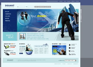 企业网站模板PSD分层素材模板下载 图片ID 62763 韩国模板 网页模板 
