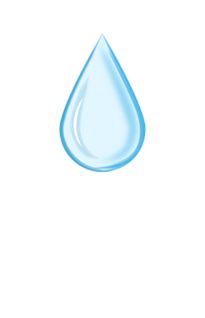 蓝色水滴矢量素材 米粒分享网 Mi6fx Com