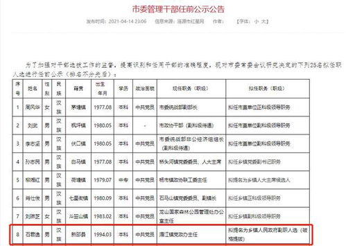 官方回应27岁硕士工作2年任镇长说了什么 年轻干部破格提拔需要做到这些