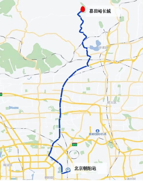 北京旅游路线图