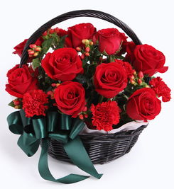 红色康乃馨和红玫瑰搭配的寓意？