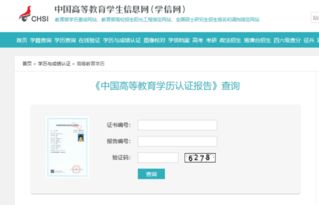学历认证书报告编号怎样查询