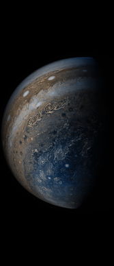 朱诺号拍摄木星表面气旋 珍珠链 美如油画
