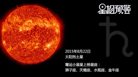 8月22太阳刑土星运