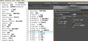 AE怎样把图片或者视频左右倾斜变形 