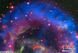 欧洲南方天文台发布小麦哲伦星云气体图 