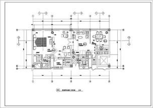 某酒店客房平面设计施工cad方案