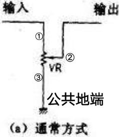 这种电位器怎么接线 