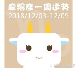 射手 摩羯 水瓶 双鱼一周运势 18 12 03 12 09 