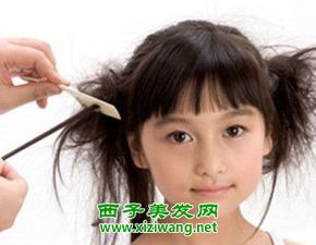 小女孩儿童发型绑扎方法图解