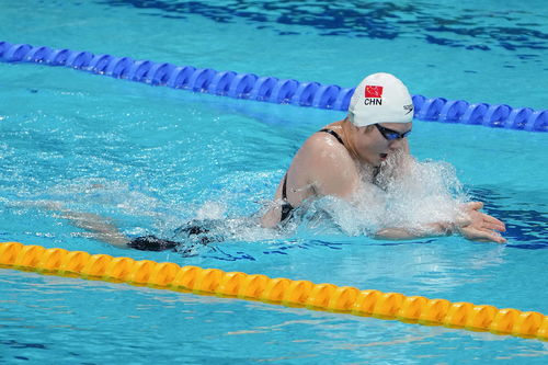 游泳 女子4X200米混合泳接力决赛赛况