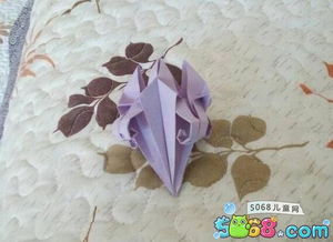 折纸花的步骤图解 折纸花的制作方法 