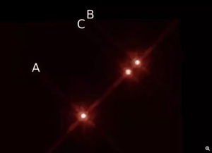 22光年外发现奇特的 三体 恒星