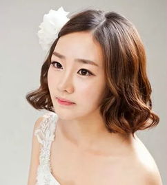 短发韩式新娘发型,短发怎么做新娘造型 六款发型完你浪漫婚礼梦
