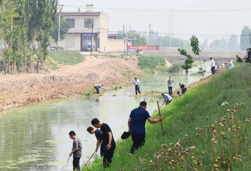 汾阳市水务局 保护河道清洁 我们在行动