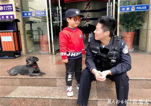 4岁男童被宠物狗 遛 失街头 民警当起 临时奶爸